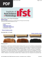 Acr3 - IfST,2017 Acrylamide Information Statement