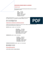 Comparación Entre El Presente Simple y El Continuo