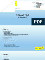 Thailand Tour: 3 Days 2 Nights