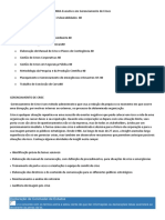 Organização Curricular Do Curso em MBA Executivo em Gerenciamento de Crises - GRADE CURRICULAR