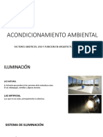 Acondicionamiento Ambiemntal