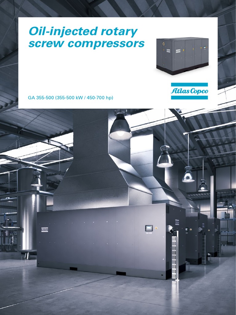 Oil-Injected Rotary Screw Compressors: GA 355-500 (355-500 KW / 450-700 ...