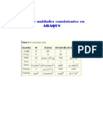 Consistent Units Abaqus