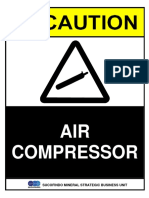 Caution - Air Compressor PDF
