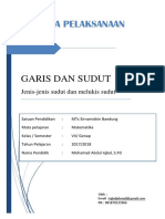 RPP Geometri Jenis Jenis Sudut Dan Melukis Sudut