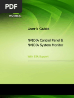 Download NVIDIA Control Panel and System Monitor With ESA User Guide by Yifan Greenbank Ling SN36705865 doc pdf