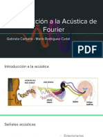 Introducción A La Acústica de Fourier