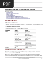 Cavitation Drop Curve