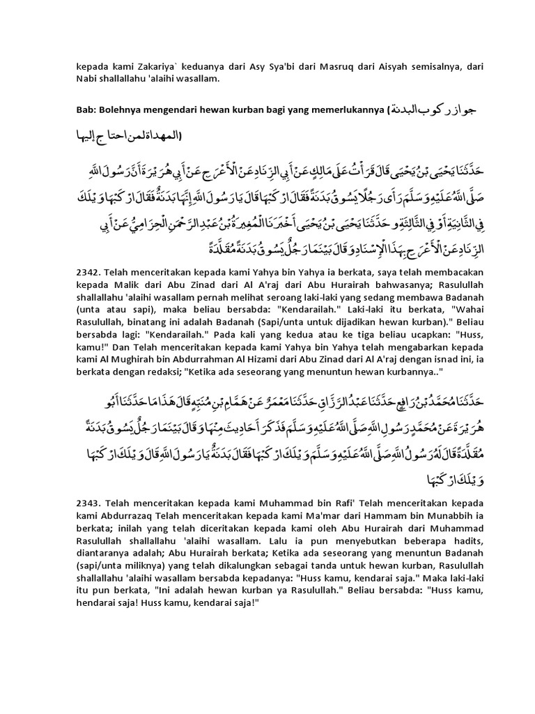 Kitab Shahih Muslim 07 Hadis Nomor 2344 Sampai 2726
