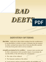 Recover Bad Debts Tax Rules