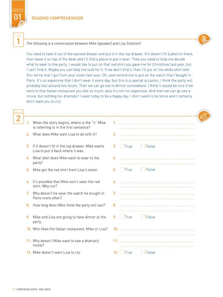 Reading Comprehension - Beginner PDF | PDF | Tornadoes | Thunderstorm
