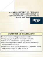Key Presentation On Proposed Scheme For Conversion of Existing Overhead Network To Undergrounding System