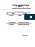 Daftar Nama Tim Penyusun RKPD 2014