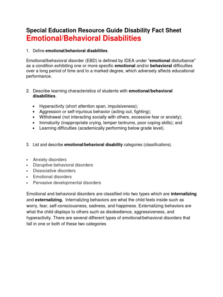 Ebd | PDF | Mental Disorder | Psychiatric Diagnosis