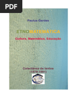 Etnomatemática Cultura Matemática Educação Colectânea de Textos 1979 1991 eBook