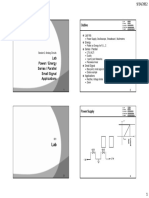 Lab Power / Energy Series / Parallel Small Signal Applications