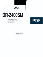 DRZ400SM Manual PDF