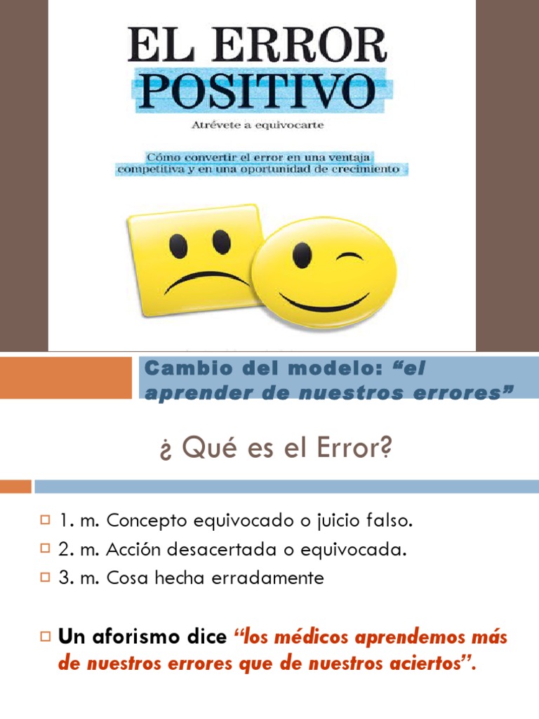 El Error Positivo | PDF | Science | Ciencia filosófica