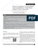 Resident Self-Efficacy To Regardless of Drug Addiction Through Resident Characteristics in Tanah Merah Rehabilitation Center, Samarinda