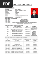 Curriculum Vitae Fazar