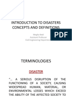 Concepts in Disaster Management