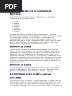Cuentas de Resultados Deudoras en Contabilidad | PDF | Costo | Contabilidad