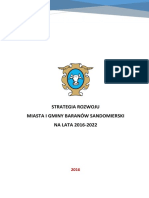 Strategia Rozwoju Mig Baranow Sandomierski 2016-2022