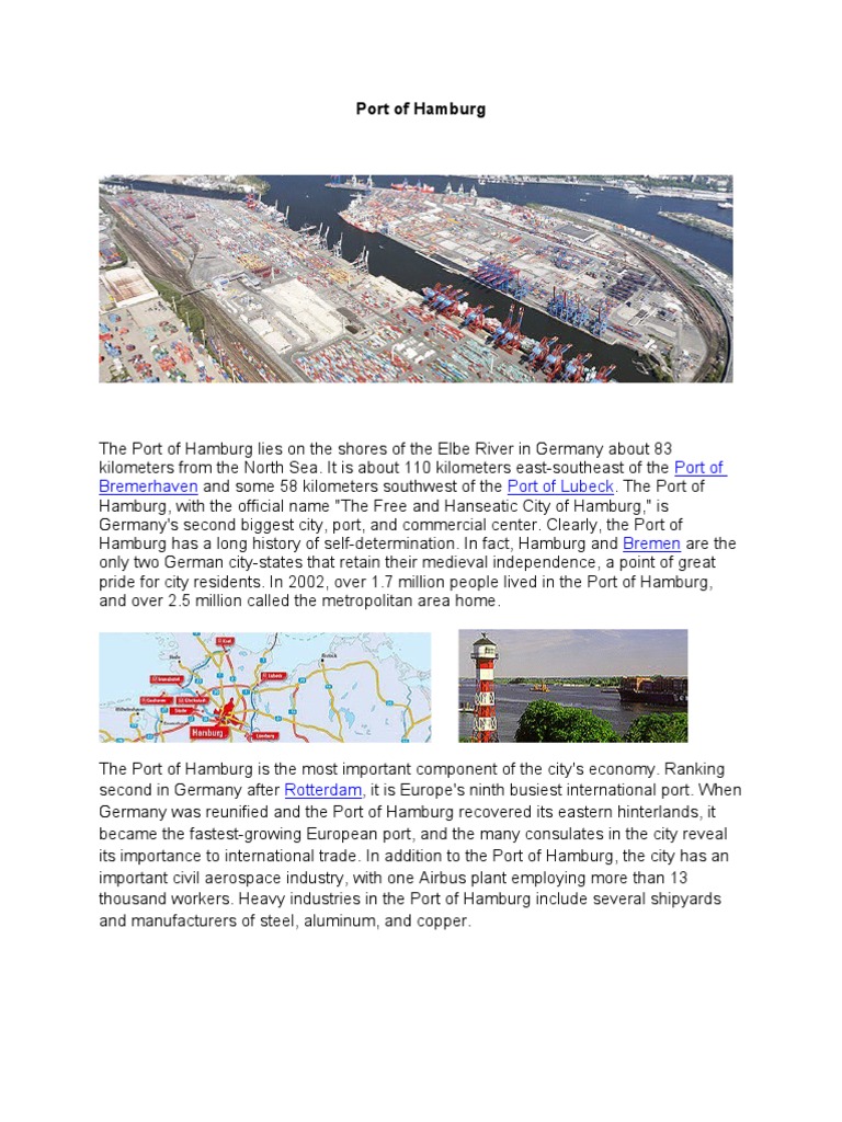 HAMBURG PORT AUTHORITY OFFENE STELLEN intelligence overview