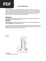 Van de Graaff Generators