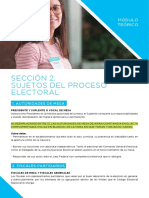 Sección 2 Sujetos Del Proceso Electoral