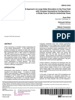 A CFD Approach Via Les To The Flow Field With Complex Geometrical Configuratios