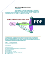 EIGRP OSPF Redistribution Sim Configuration on GNS3