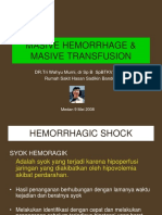 Masive Hemorrhage & Masive Transfusion