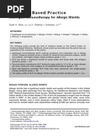 MQT and Allergy Skin Testing Guide | PDF | Allergy | Allergology