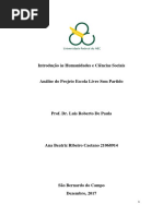 Introdução Às Humanidades e Ciências Sociais