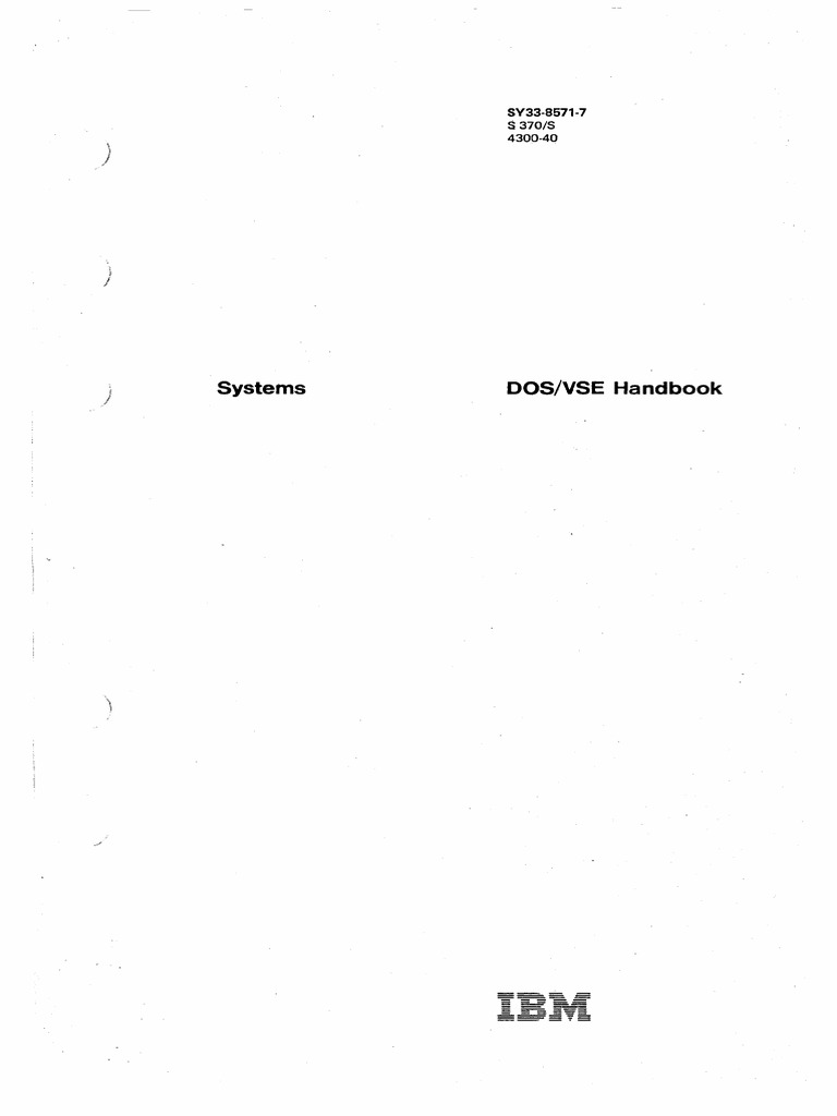 DOS VSE Handbook Feb79 | PDF | Binary Coded Decimal | Byte