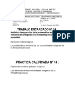 ENFERMERÍA - Trabajo Encargado Nº 14 y Practica Calificada