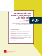 Atti del convegno "Gender equality and women's empowerment in trade policy