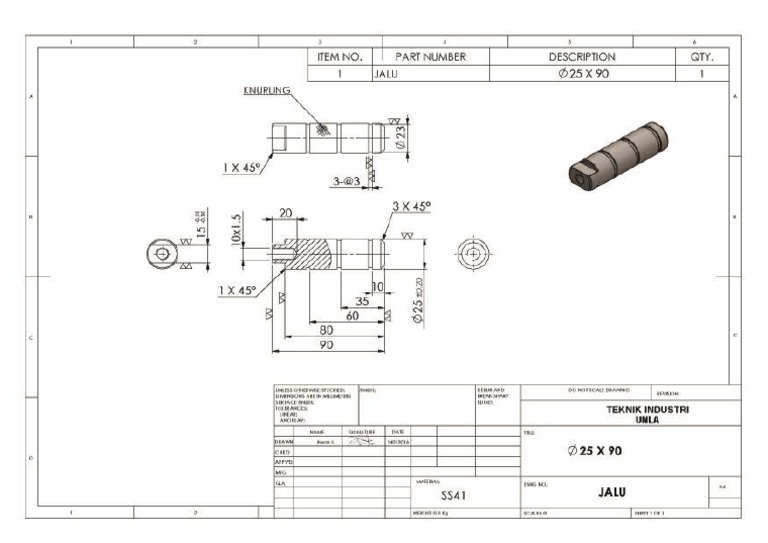 Gambar Teknik Step Sepeda | PDF