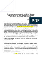 2 - Sociologia Da Religião de Max Weber