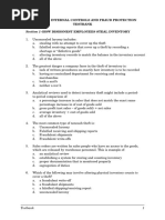 Mastering Internal Controls Testbank