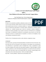 Contaminación Acústica en La Universidad Peruana Unión 