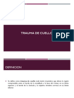 Trauma de Cuello