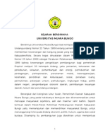 Sejarah Berdirinya UMB