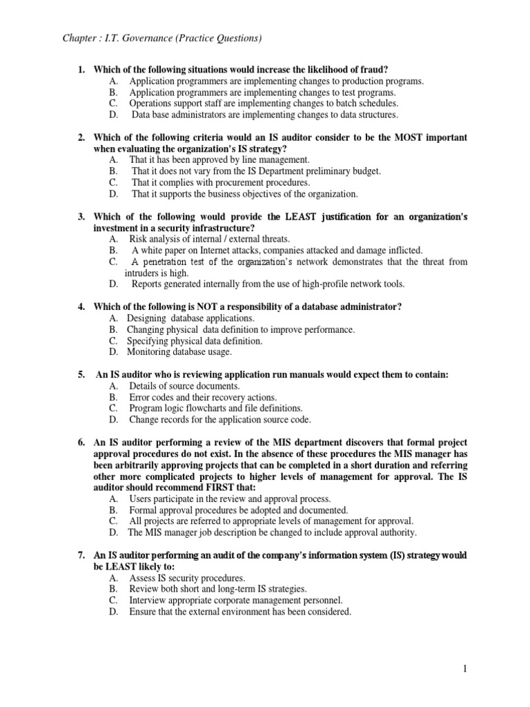 CISA Tests