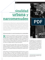 Criminalidad Urbana y Narcomenudeo