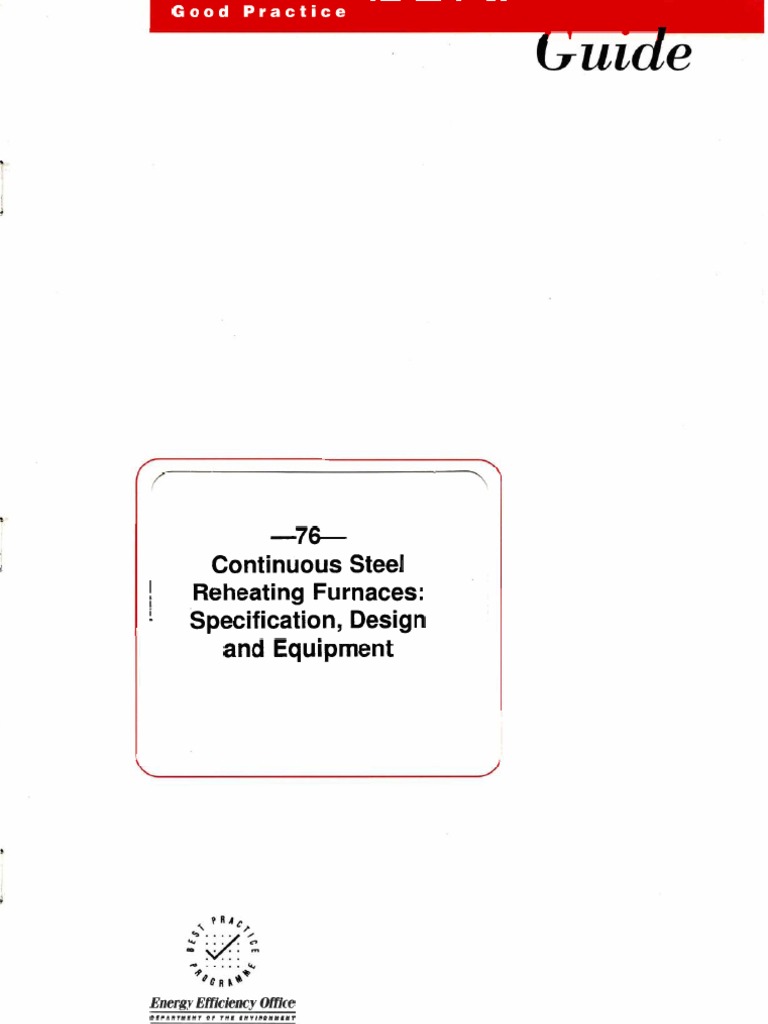 Continuos Steel Reheating Furnaces Specification, Design and Equipment PDF Combustion Furnace