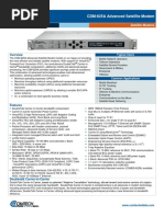 Comtech/EFData CDM-625A Satellite Modem Data Sheet