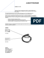 FCC Statement, Applicable in U.S.: Labelling