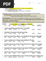 09 30 Barker Grade 6 Characterization Practice Worksheets